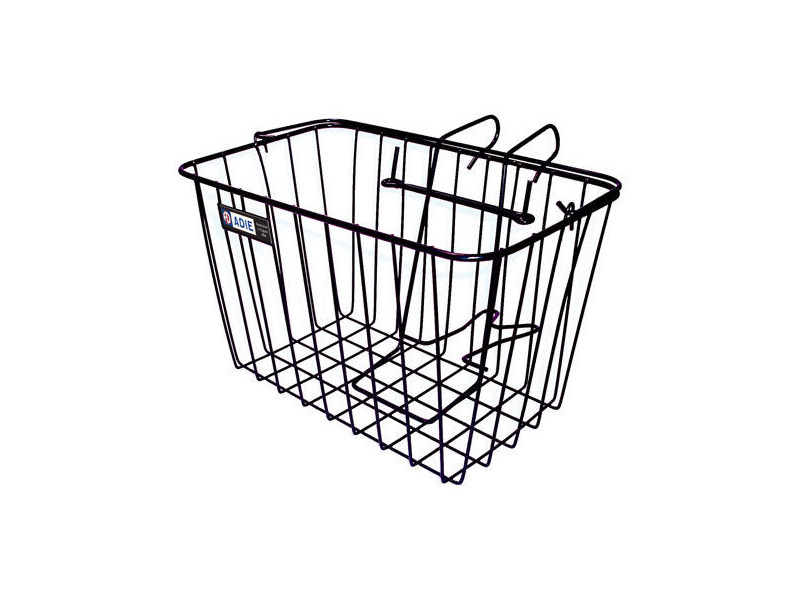 Adie Front Wire Basket in Black - Jumbo click to zoom image