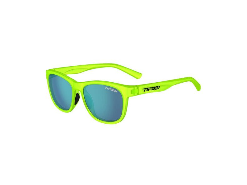 Tifosi Optics Swank Single Lens Eyewear Electric Blue/Smoke Bright Blue click to zoom image