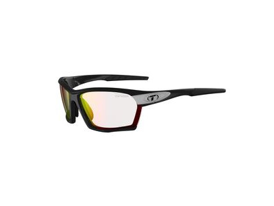 Tifosi Optics Kilo Clarion Red Fototec Single Lens Sunglasses Black/White/Clarion Red Fototec