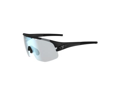 Tifosi Optics Sledge Lite Fototec Single Lens Sunglasses Matte Black Clarion Blue