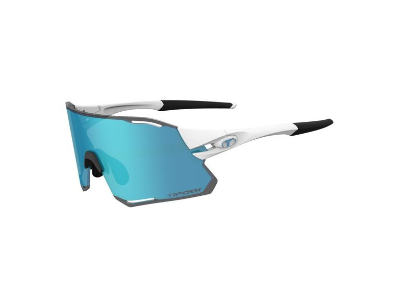 Tifosi Optics Rail Race Interchangeable Clarion Lens Sunglasses (2 Lens Limited Edition) Matte White click to zoom image