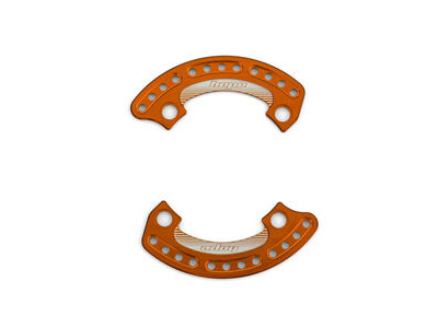 Hope Tech 1/4 Bash Plate 104mm Pair 32T Orange  click to zoom image