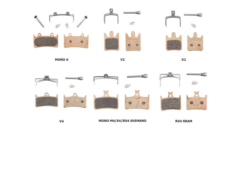 Hope Tech V4 BRAKE PADS SINTERED (Pair) click to zoom image