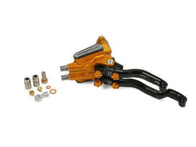 Hope Tech DUO Master Cylinder Complete R/H RIGHT HAND TECH 3 DUO Orange  click to zoom image