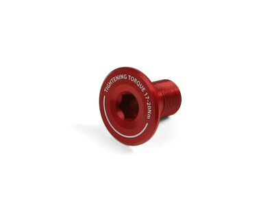 Hope Tech Crankset Shaft END Cap  Red  click to zoom image