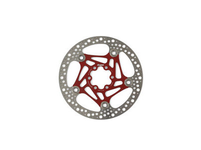 Hope Tech Road Floating Disc 160mm 6 Bolt  Red  click to zoom image