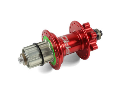 Hope Tech PRO 4 Rear 135mm QR Hope Freehub Red  click to zoom image