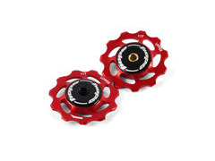 Hope Tech 11T Jockey Wheels Pair 11T Red  click to zoom image