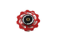 Hope Tech 11T Jockey Wheel Complete 11T Lower Red  click to zoom image