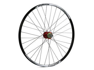 Hope Tech Rear Wheel - 27.5 XC - Pro 4 32H -148mm Shimano Alloy HG Freehub Red  click to zoom image
