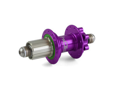 Hope Tech PRO 4 Rear 32H  135mm - 10mm bolt-in 24H Shimano Alloy HG Freehub Purple  click to zoom image