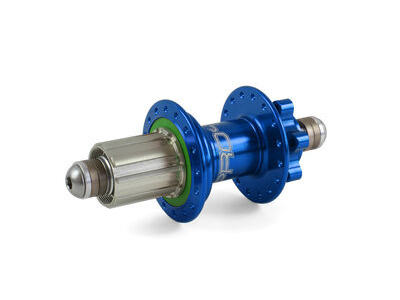 Hope Tech PRO 4 Rear Hub 135mm - 10mm bolt-in 28 H Shimano Alloy HG Freehub Blue  click to zoom image