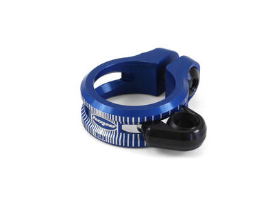 Hope Tech Dropper Seat Clamp - Black  Blue  click to zoom image