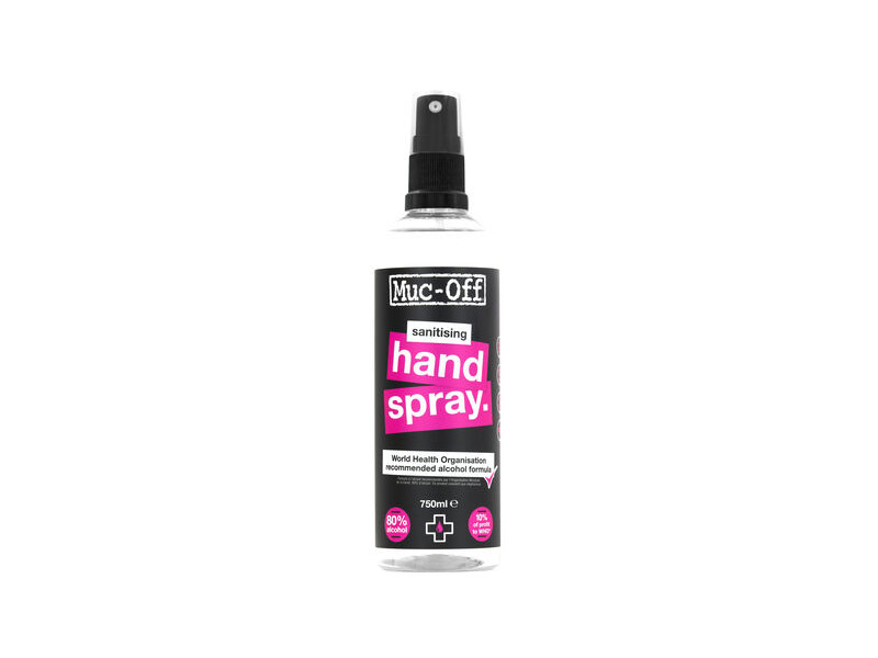 Muc-Off Sanitising Hand Spray 750ml click to zoom image