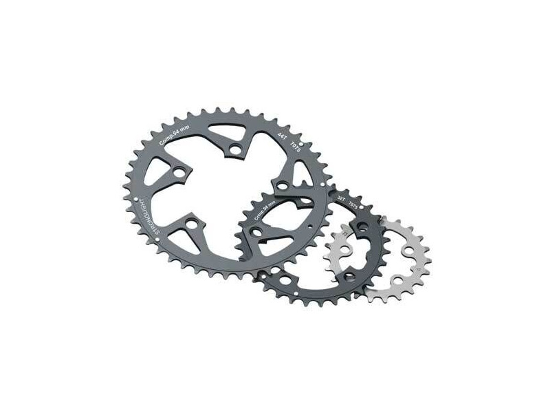 Stronglight 058PCD Type XC Stainless Steel 5-Arm MTB Chainring 20T click to zoom image