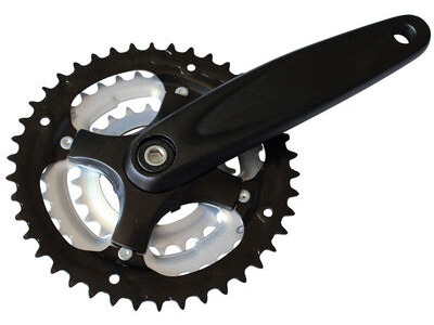 Stronglight Argos Alloy 6061 104/64PCD 24/34/42 Chainset 170mm Crank in Black