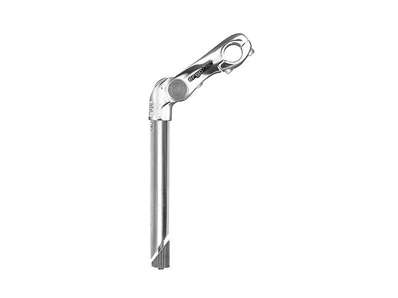 Ergotec Kobra Vario Adjustable Quill Stem in Silver 22.2mm click to zoom image