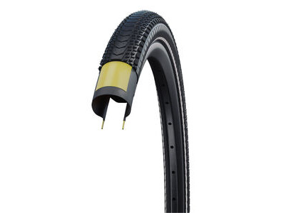 Schwalbe Marathon Almotion R-Guard TLE Touring Tyre in Black/Reflex (Folding) 700 x 38mm