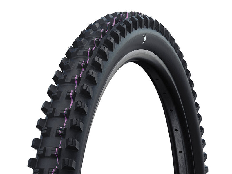 Schwalbe Shredda Radial Gravity Pro Ultra Soft MTB Tyre in Black 29 x 2.50" (Front) (Fold) 29 x 2.50" Standard click to zoom image