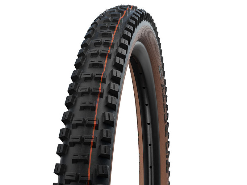 Schwalbe Big Betty Evolution Soft Super Gravity TLE Tyre in Black/Bronze (Folding) 27.5 x 2.40" 27.5 x 2.40" click to zoom image