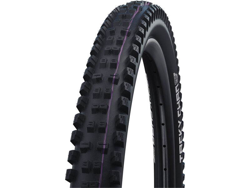 Schwalbe Tacky Chan Super Downhill Ultra-Soft TLE MTB Tyre in Black 27.5 x 2.40" (Folding) click to zoom image