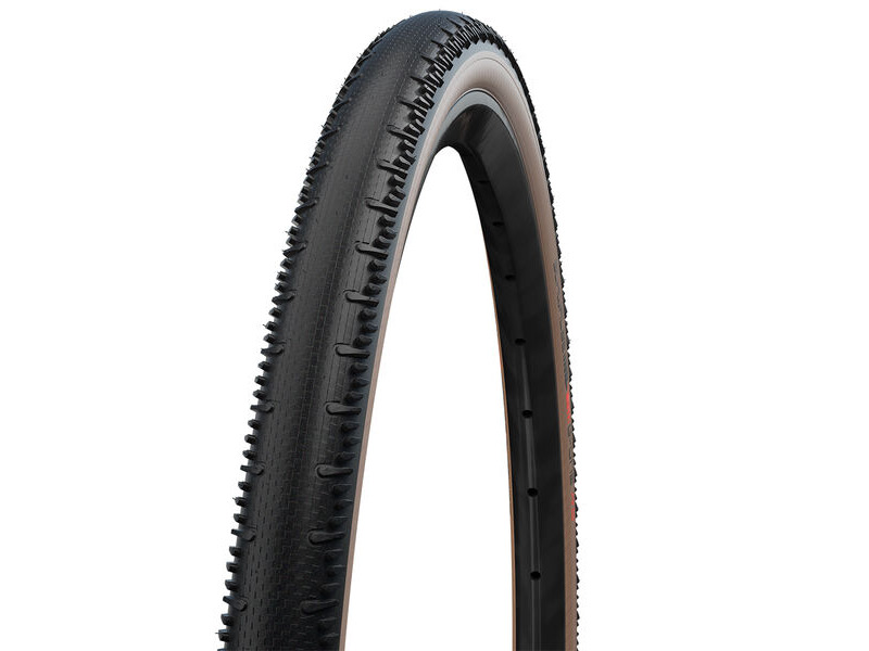 Schwalbe G-One RS Super Race V-Guard Evo TLE Tyre in Trans (Folding) 700 x 45mm click to zoom image