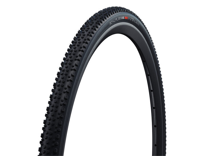 Schwalbe X-One Allround RaceGuard TLE Gravel/Cross Tyre in Black 700 x 33mm (Folding) click to zoom image