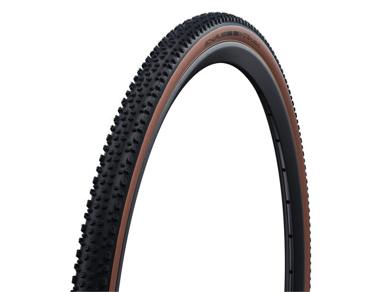 Schwalbe X-One Allround RaceGuard TLE Gravel/Cross Tyre in Bronze 700 x 33mm (Folding) click to zoom image