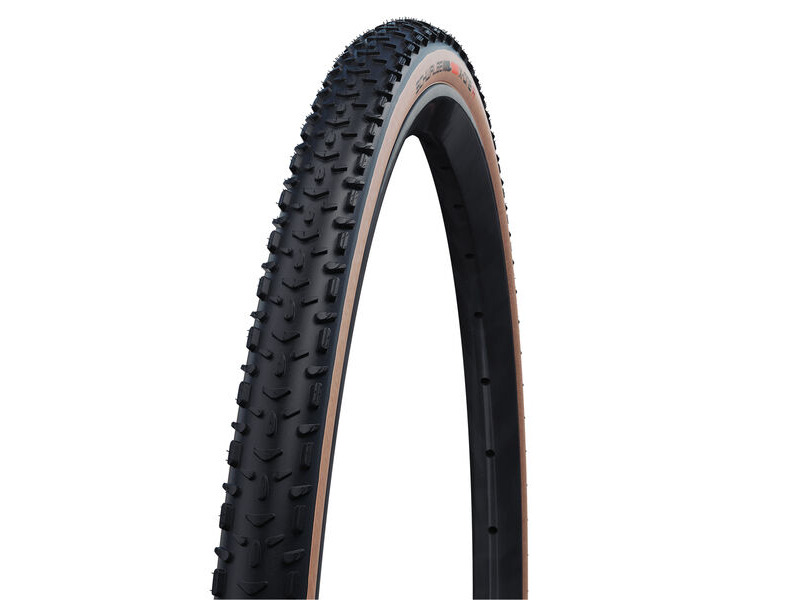 Schwalbe X-One R Super Race V-Guard TLE Gravel/Cross Tyre in Black/Trans (Folding) 27.5 x 1.30" click to zoom image