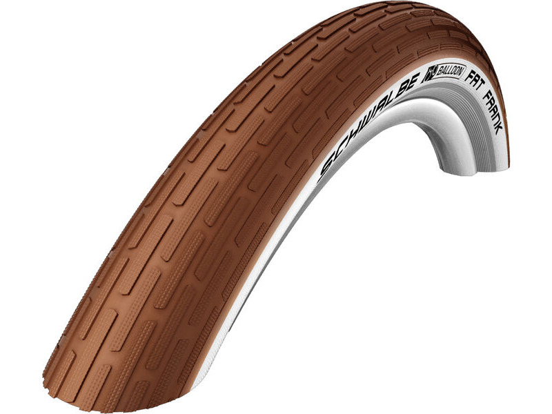 Schwalbe Fat Frank K-Guard SBC Compound Active Line in Brown/Whitewall Reflex 26 x 2.35" (wired) click to zoom image