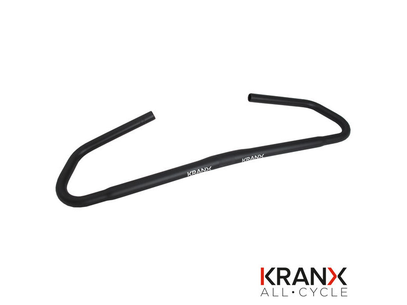 KranX 25.4mm Alloy City Comfort Handlebars in Black. Size: 570mm click to zoom image