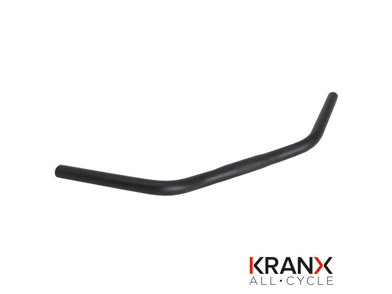 KranX 25.4mm Alloy Trekking Comfort Handlebars in Black. Size: 580mm click to zoom image