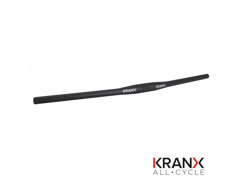 KranX 31.8mm Alloy Flat MTB Handlebars in Black. Size: 720mm click to zoom image
