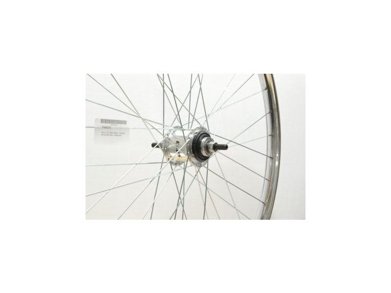 Unbranded 28 X 1 1/2" Rear Wheel, Sturmey Archer S-RF3 Westwood Stainless Rim click to zoom image