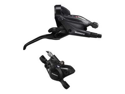 Shimano ST-EF505 hydraulic 7-speed STI bled with BR-MT200 calliper, right front
