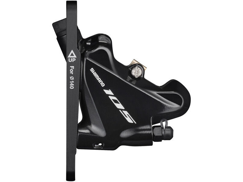 Shimano BR-R7070 105 flat mount caliper, without rotor, for 140/160 mm, front, black click to zoom image