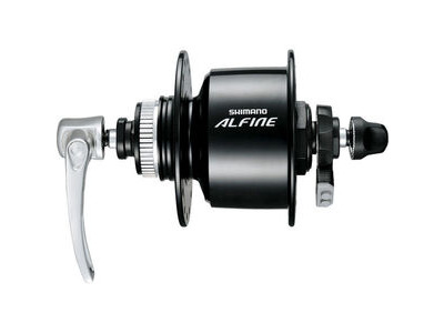 Shimano DH-S501 Alfine, 6v 3w, Centre-Lock disc, 36h, Q/R, black