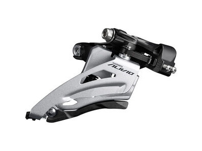 Shimano FD-M3120-M Alivio front derailleur, 9-speed double, side swing, mid clamp, boost