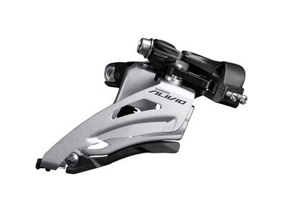 Shimano FD-M3120-M Alivio front derailleur, 9-speed double, side swing, mid clamp