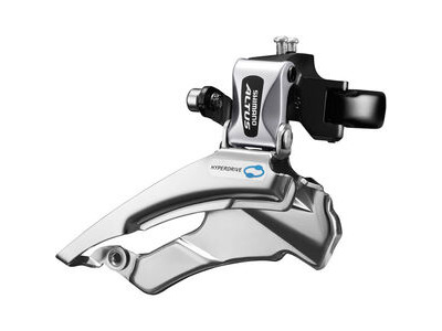 Shimano FD-M313 Altus hybrid front derailleur, conventional swing, dual-pull, multi fit