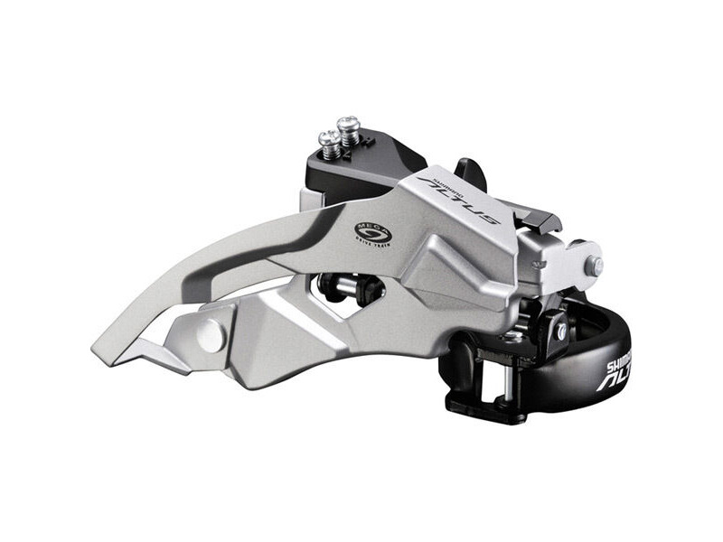 Shimano FD-M370 Altus 9speed front derailleur, top swing, dual-pull click to zoom image
