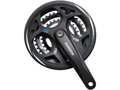 Shimano FC-M311 Altus square taper chainset, with chainguard