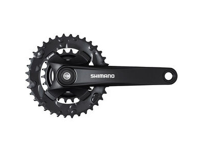 Shimano FC-MT101 chainset 36/22, 9-speed, black, 170 mm, for boost, without chainguard
