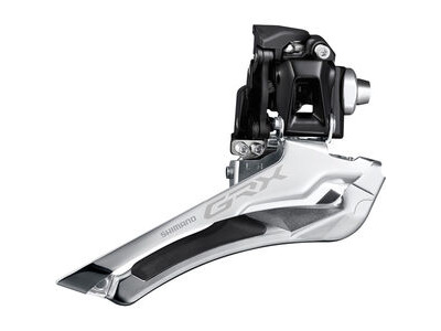 Shimano FD-RX400 GRX front mech, 10-speed double, down pull, braze-on