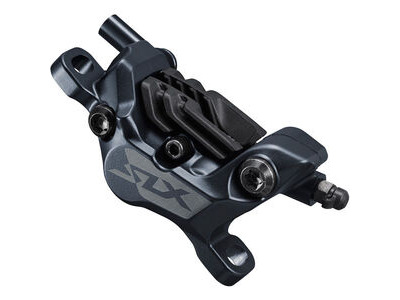Shimano BR-M7120/BL-M7100 SLX 4 pot bled brake lever/post mount calliper, front right