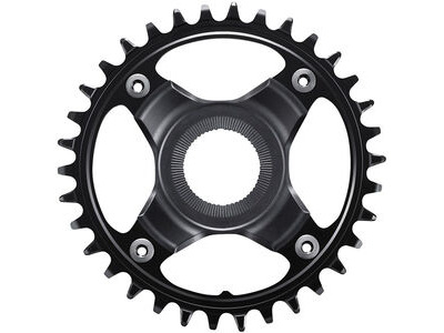 Shimano SM-CRE80-12-B chainring, 36T for chainline 53 mm, without chainguard, black