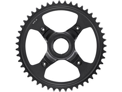 Shimano SM-CRE80-R chainring, 47T for chainline 50 mm, without chainguard, black