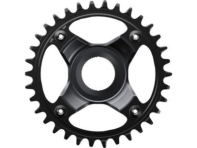 Shimano SM-CRE80-12-B chainring, 38T for chainline 53 mm, without chainguard, black