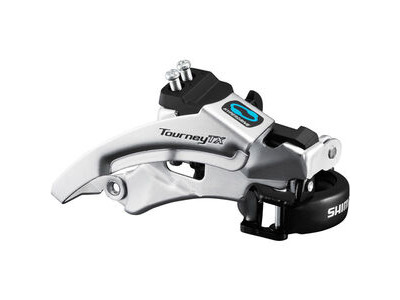 Shimano FD-TX800 Tourney TX front derailleur, top swing, dual pull, for 42/48T, 63-66
