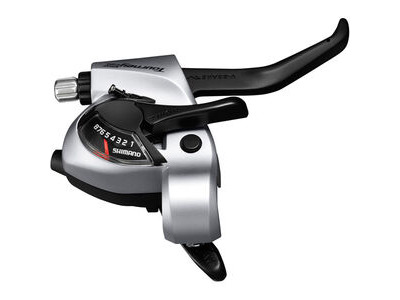 Shimano ST-TX800 Tourney TX STI lever, 3-speed, silver, left hand